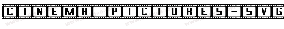 Cinema Pictures-SVG字体转换